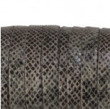 Zdjęcie - Rzemień zamszowy wąż szary 10x1mm